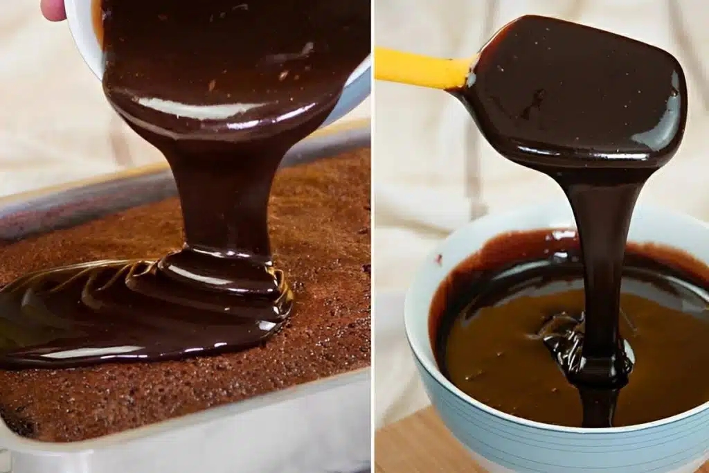 Cobertura de chocolate para bolos, tortas e sorvete uma delícia pra fazer em poucos minutos