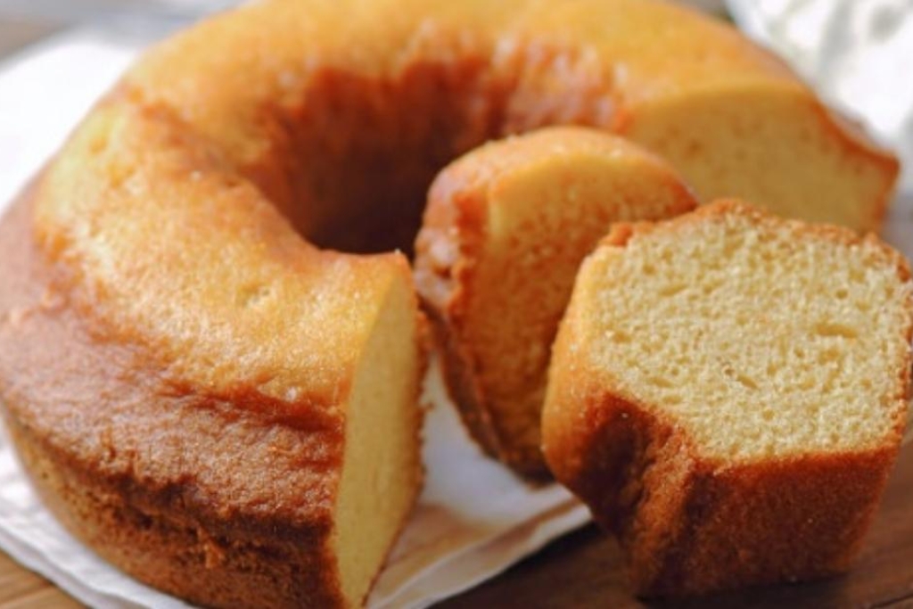 Bolo de iogurte natural, delicioso com cheiro que ninguém resiste