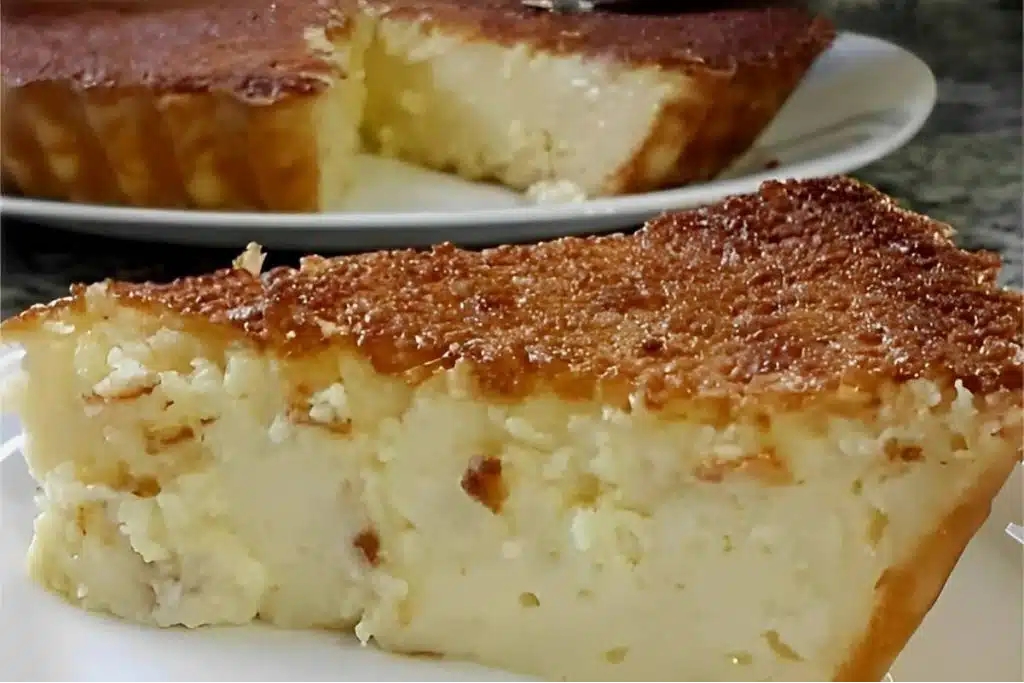 Bolo docinho do céu, um bolo de coco bem molhadinho e fácil de fazer para o café