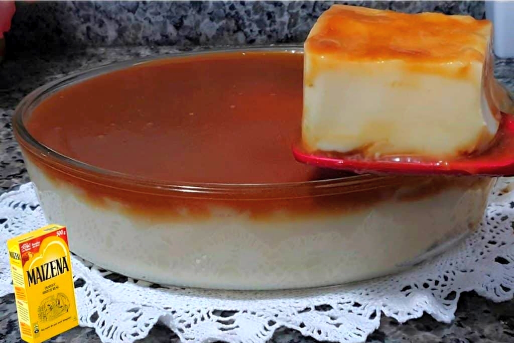 Pudim de Maizena na Travessa: Sobremesa perfeita para o Natal (Não vai ao forno)