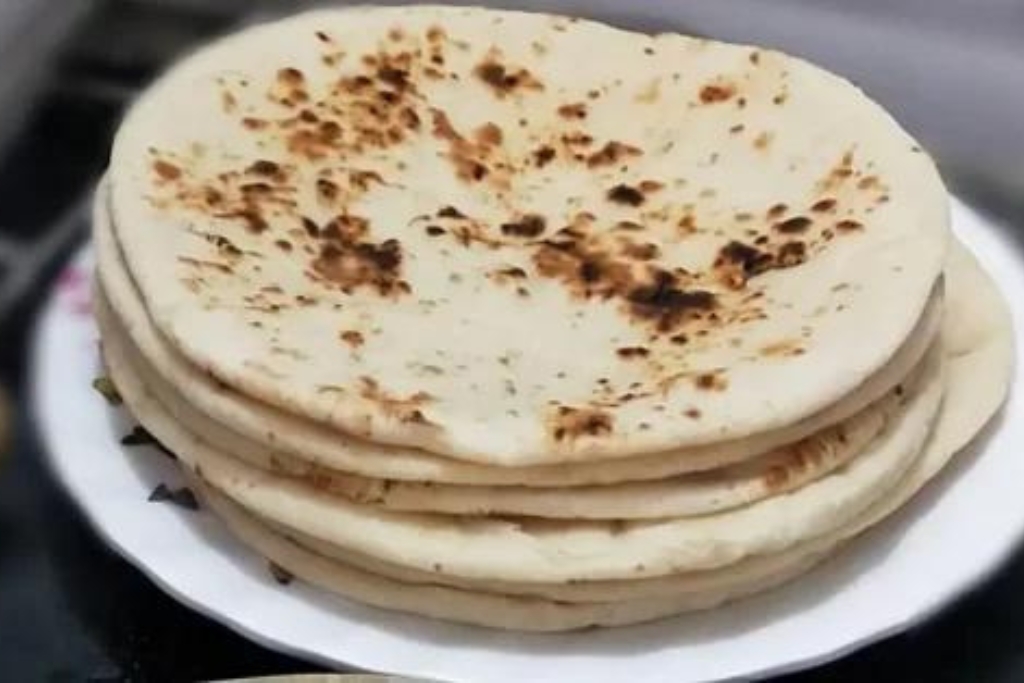 Receita de pão sírio, super rápida de fazer e fica uma delicia