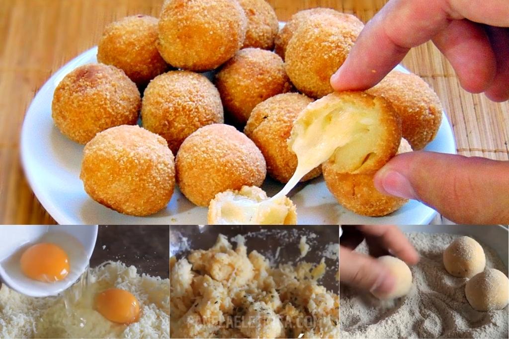 Bolinhas de queijo maravilhosa pra não perder tempo e comer algo gostoso