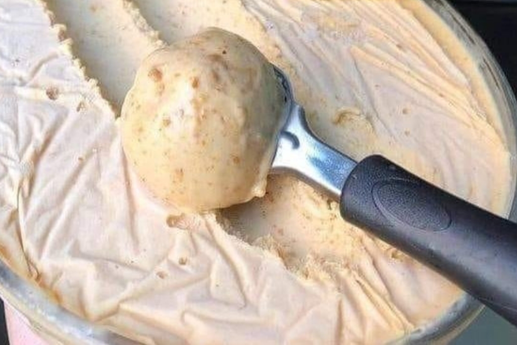 Sorvete de paçoca super cremoso e gostoso, a criançada vai amar